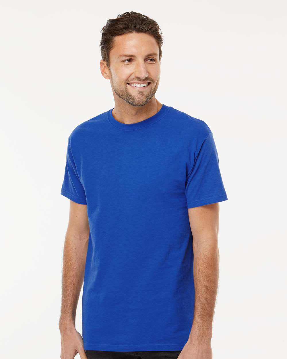 M&O-4800-Men's Gold Soft Touch T-Shirt - Image 184