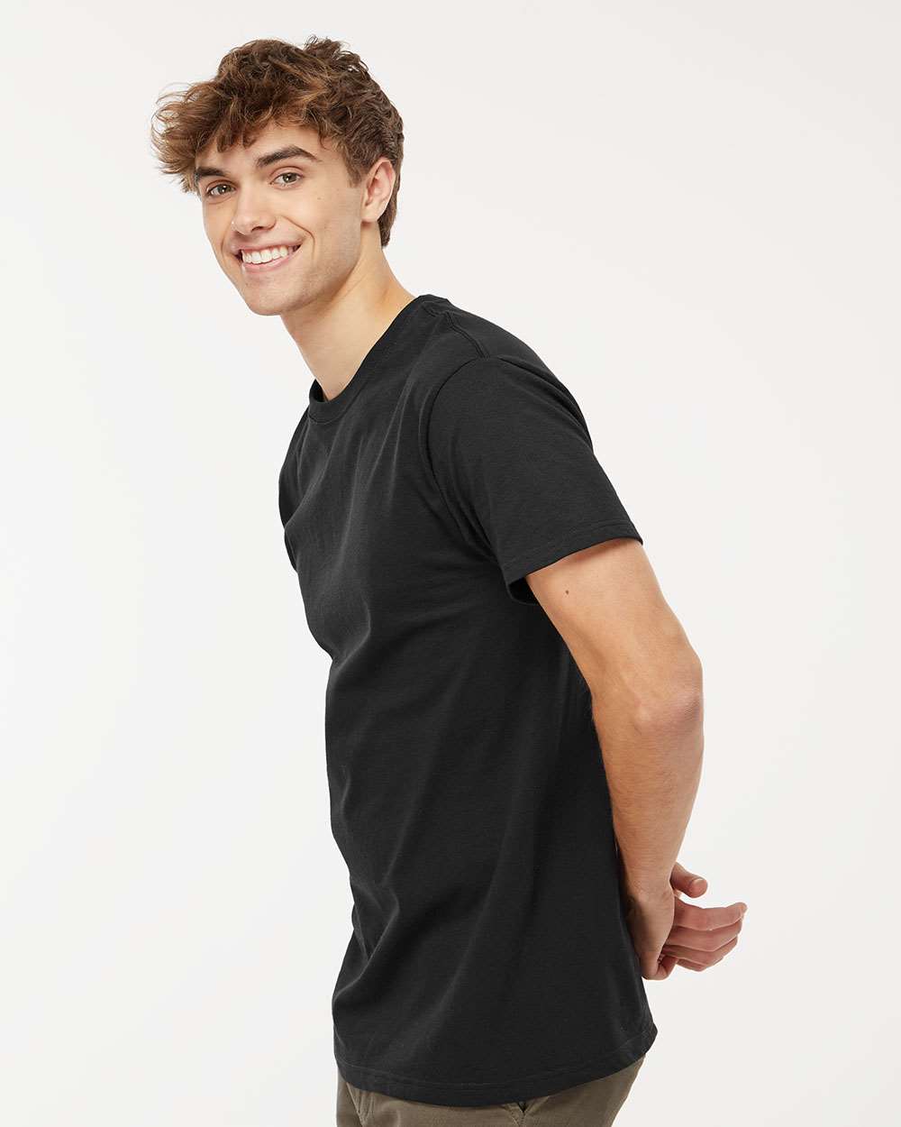 M&O-4800-Men's Gold Soft Touch T-Shirt - Image 19