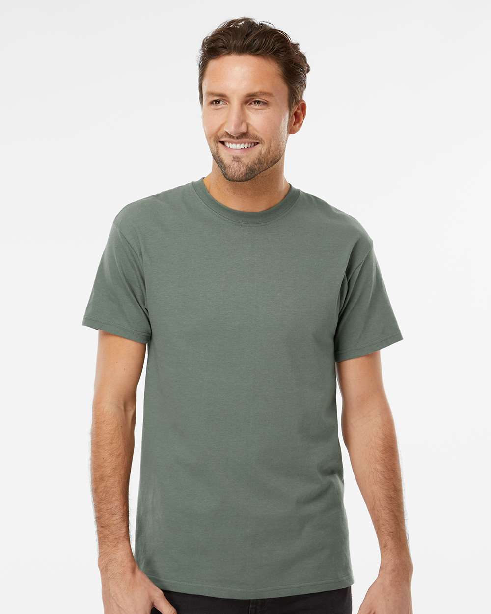 M&O-4800-Men's Gold Soft Touch T-Shirt - Image 199