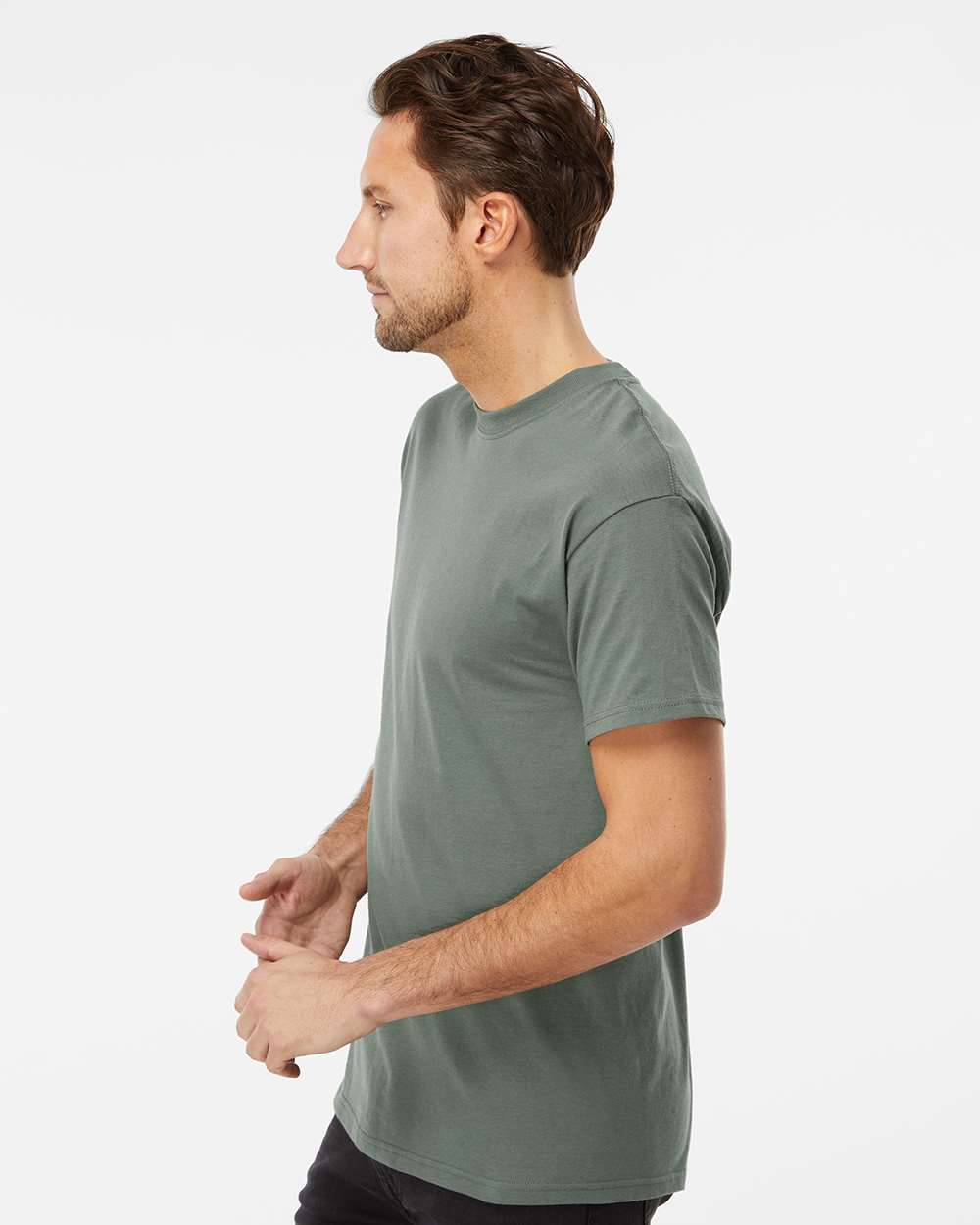 M&O-4800-Men's Gold Soft Touch T-Shirt - Image 201