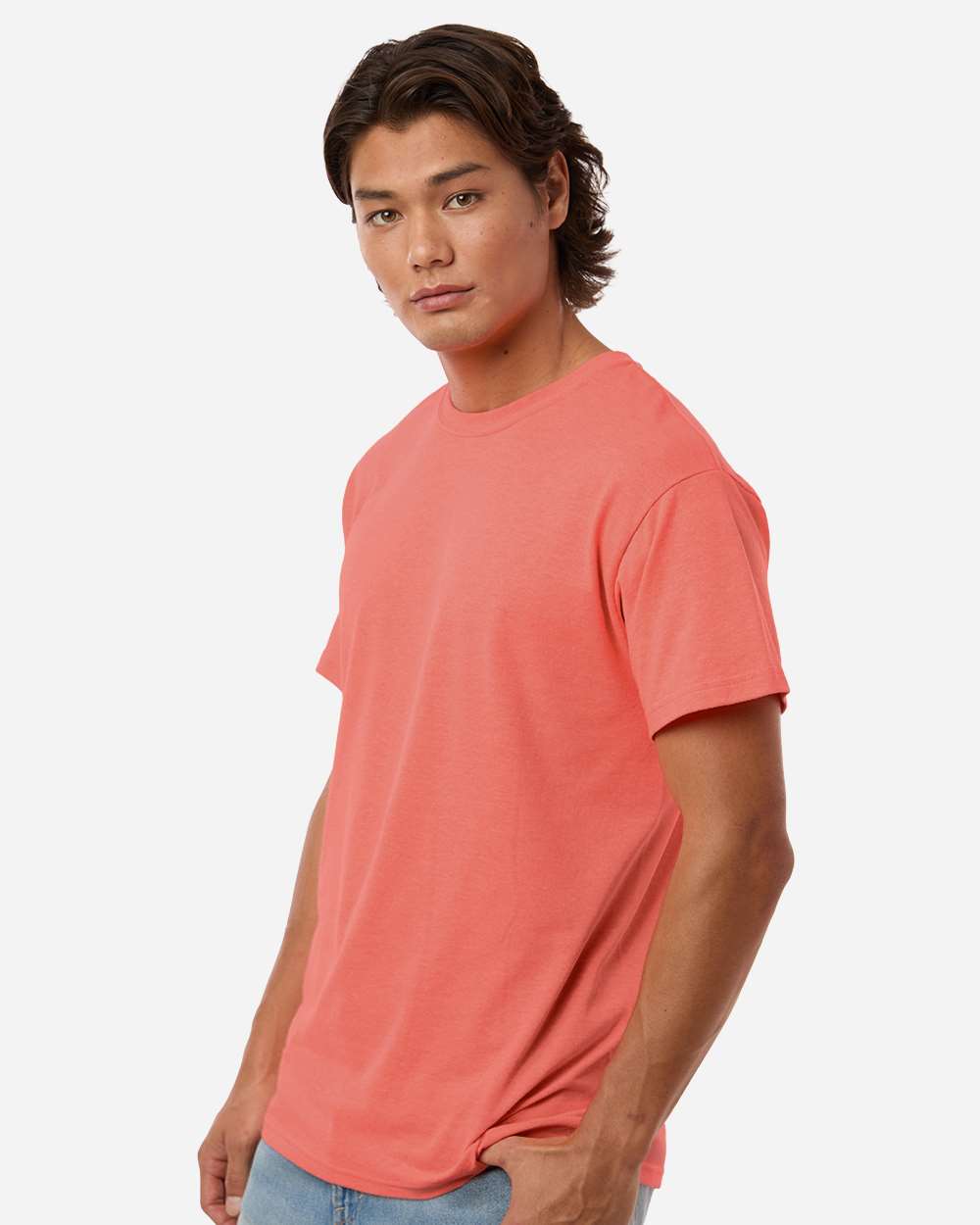 M&O-4800-Men's Gold Soft Touch T-Shirt - Image 206