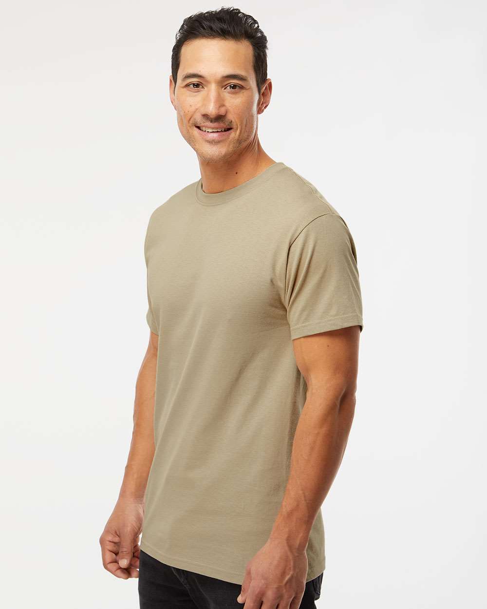 M&O-4800-Men's Gold Soft Touch T-Shirt - Image 208