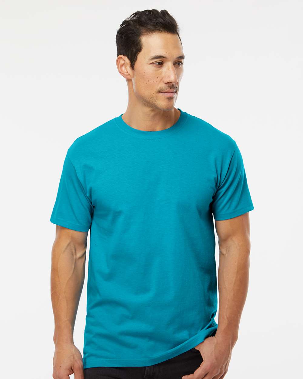 M&O-4800-Men's Gold Soft Touch T-Shirt - Image 217