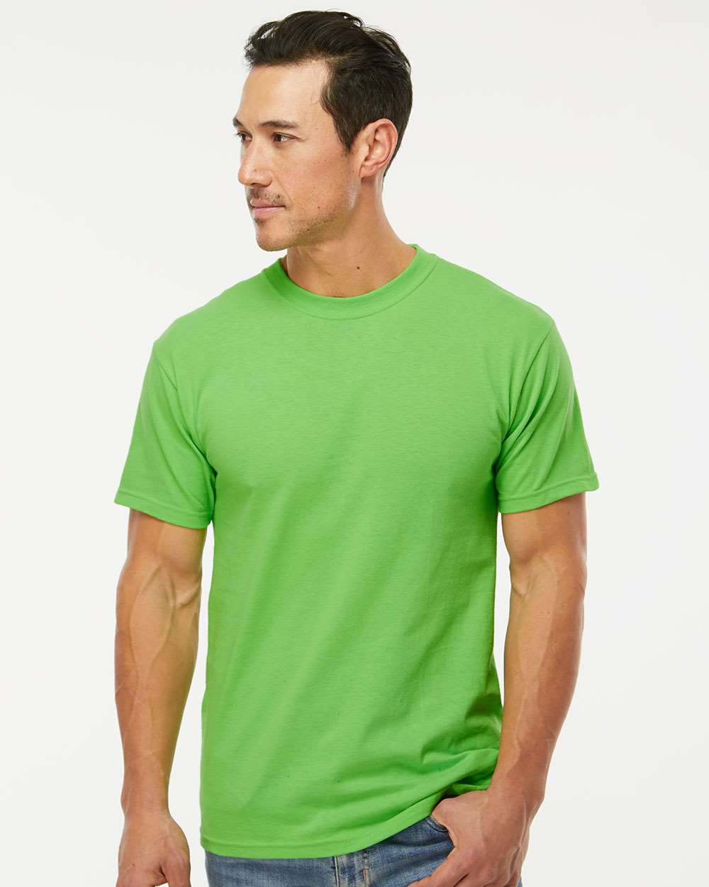 M&O-4800-Men's Gold Soft Touch T-Shirt - Image 229