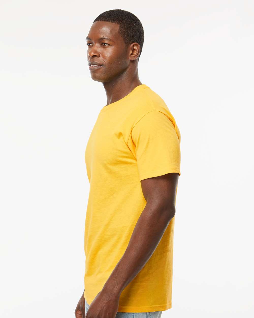 M&O-4800-Men's Gold Soft Touch T-Shirt - Image 240