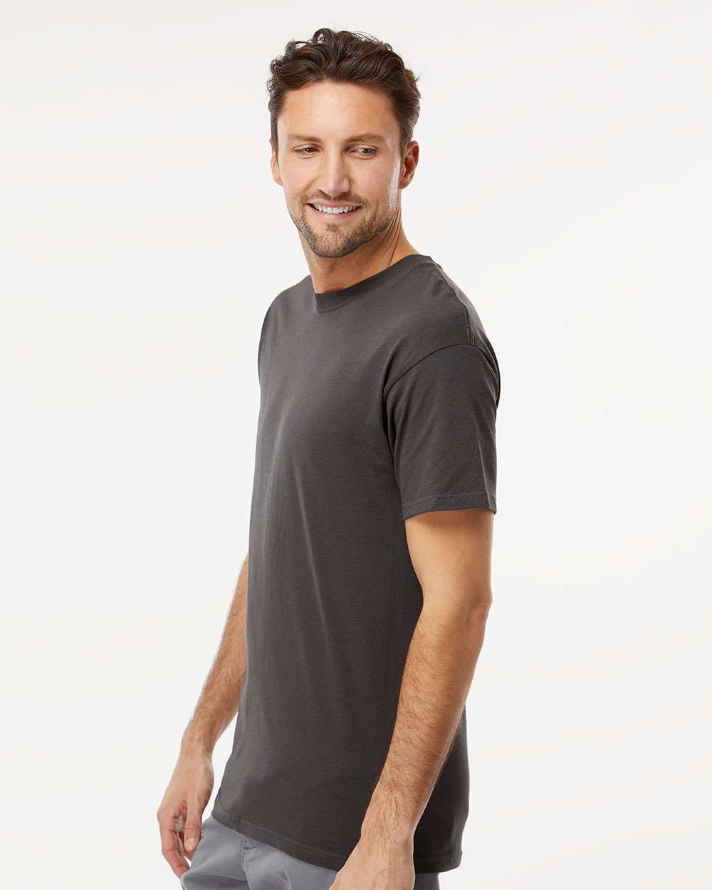M&O-4800-Men's Gold Soft Touch T-Shirt - Image 39