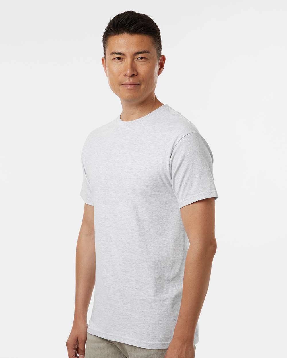 M&O-4800-Men's Gold Soft Touch T-Shirt - Image 4