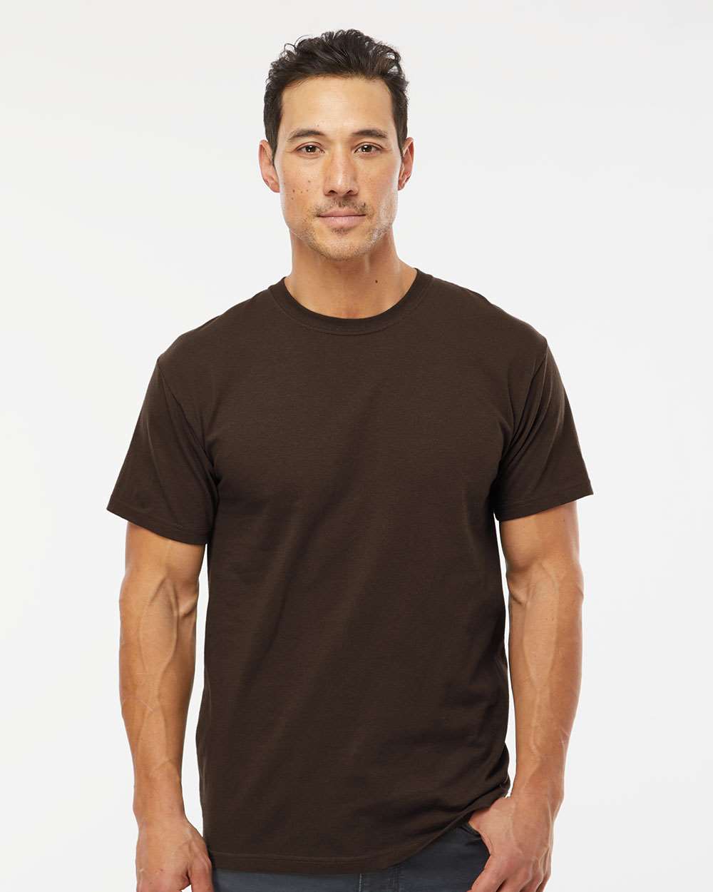 M&O-4800-Men's Gold Soft Touch T-Shirt - Image 43