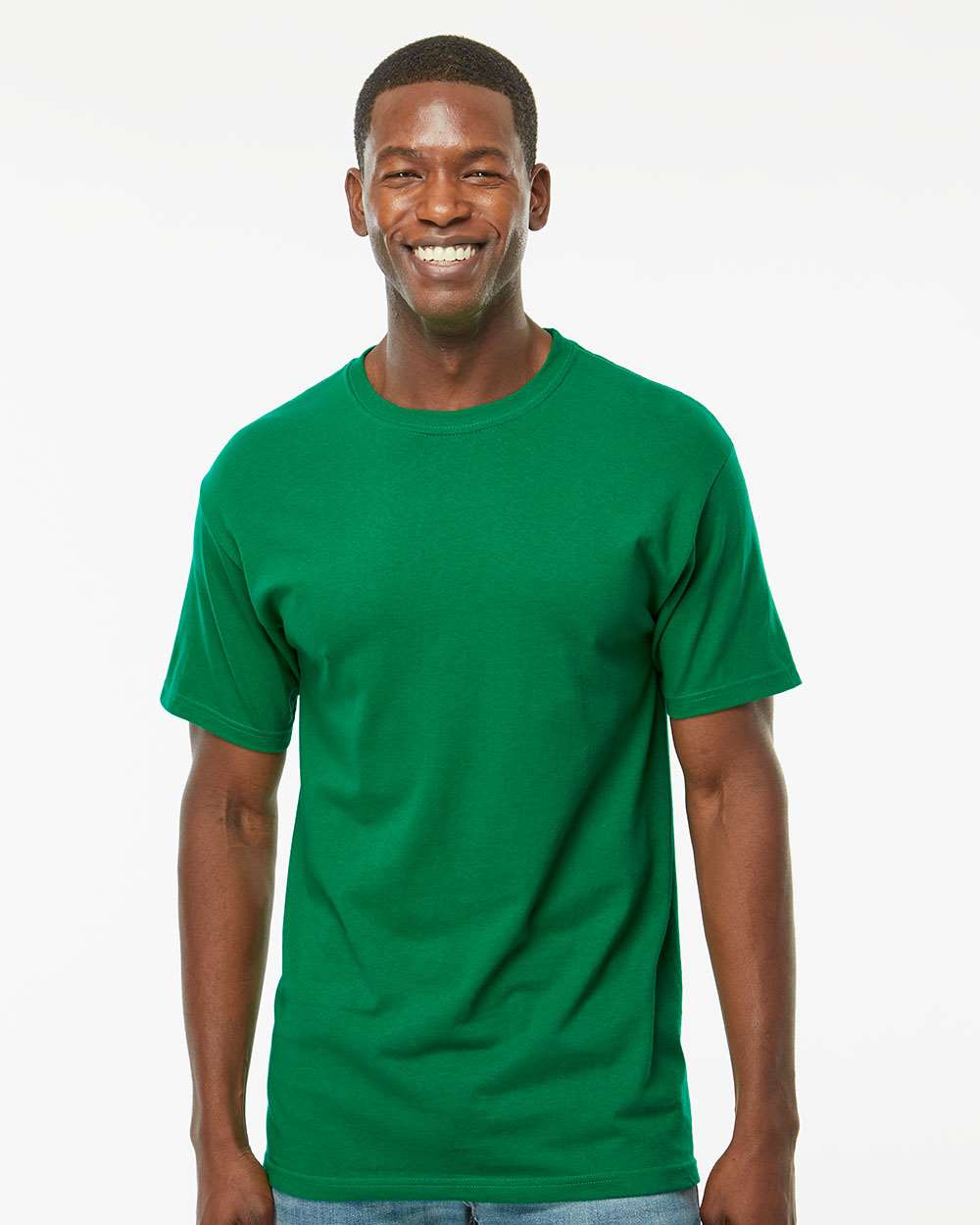 M&O-4800-Men's Gold Soft Touch T-Shirt - Image 68