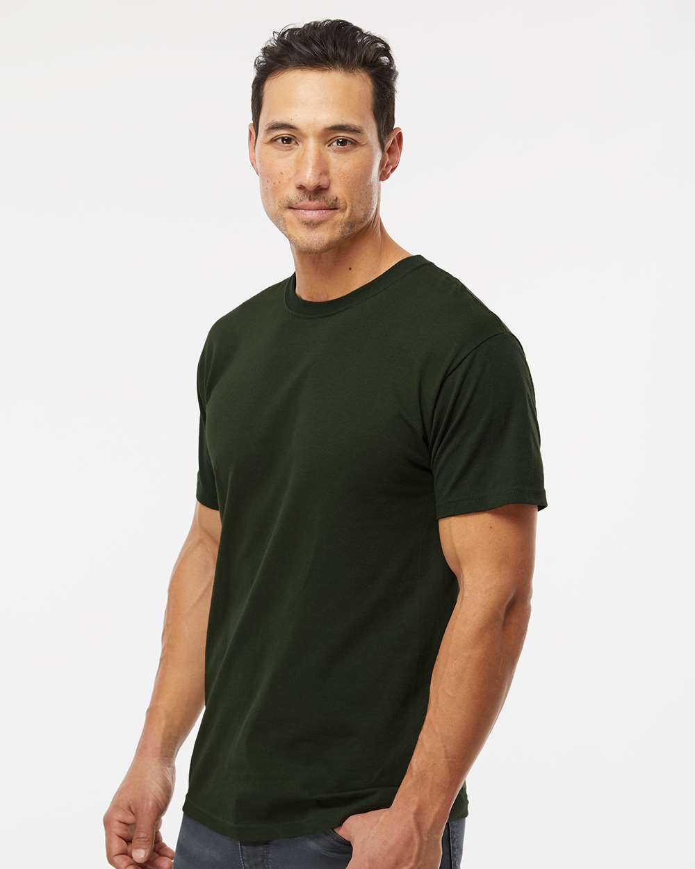 M&O-4800-Men's Gold Soft Touch T-Shirt - Image 74