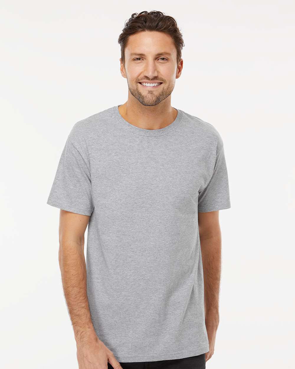 M&O-4800-Men's Gold Soft Touch T-Shirt - Image 8