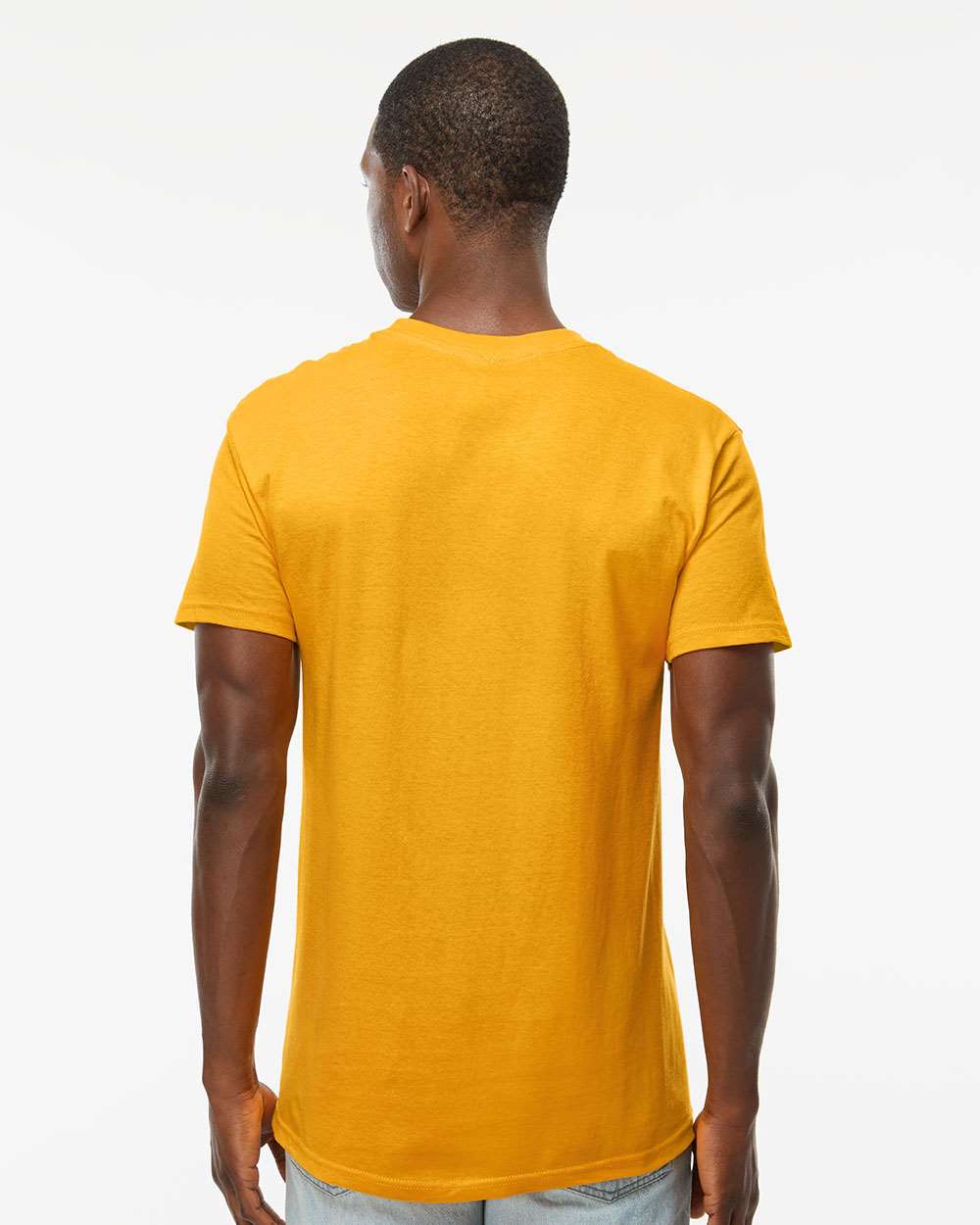 M&O-4800-Men's Gold Soft Touch T-Shirt - Image 80