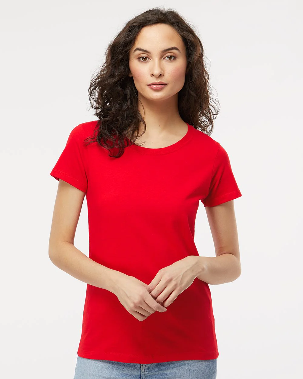 M&O-4810-Women's Gold Soft Touch T-Shirt - Image 7