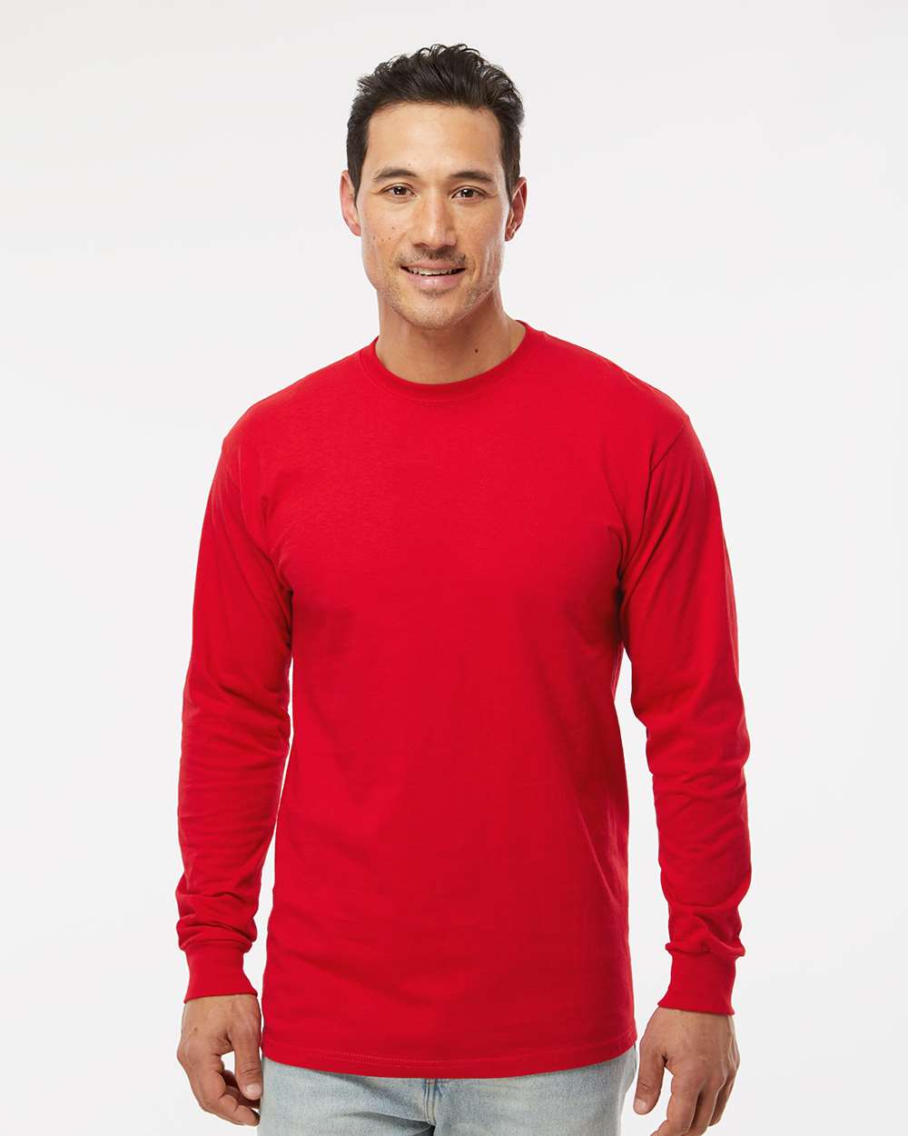 M&O-4820-Unisex Gold Soft Touch Long Sleeve T-Shirt - Image 29