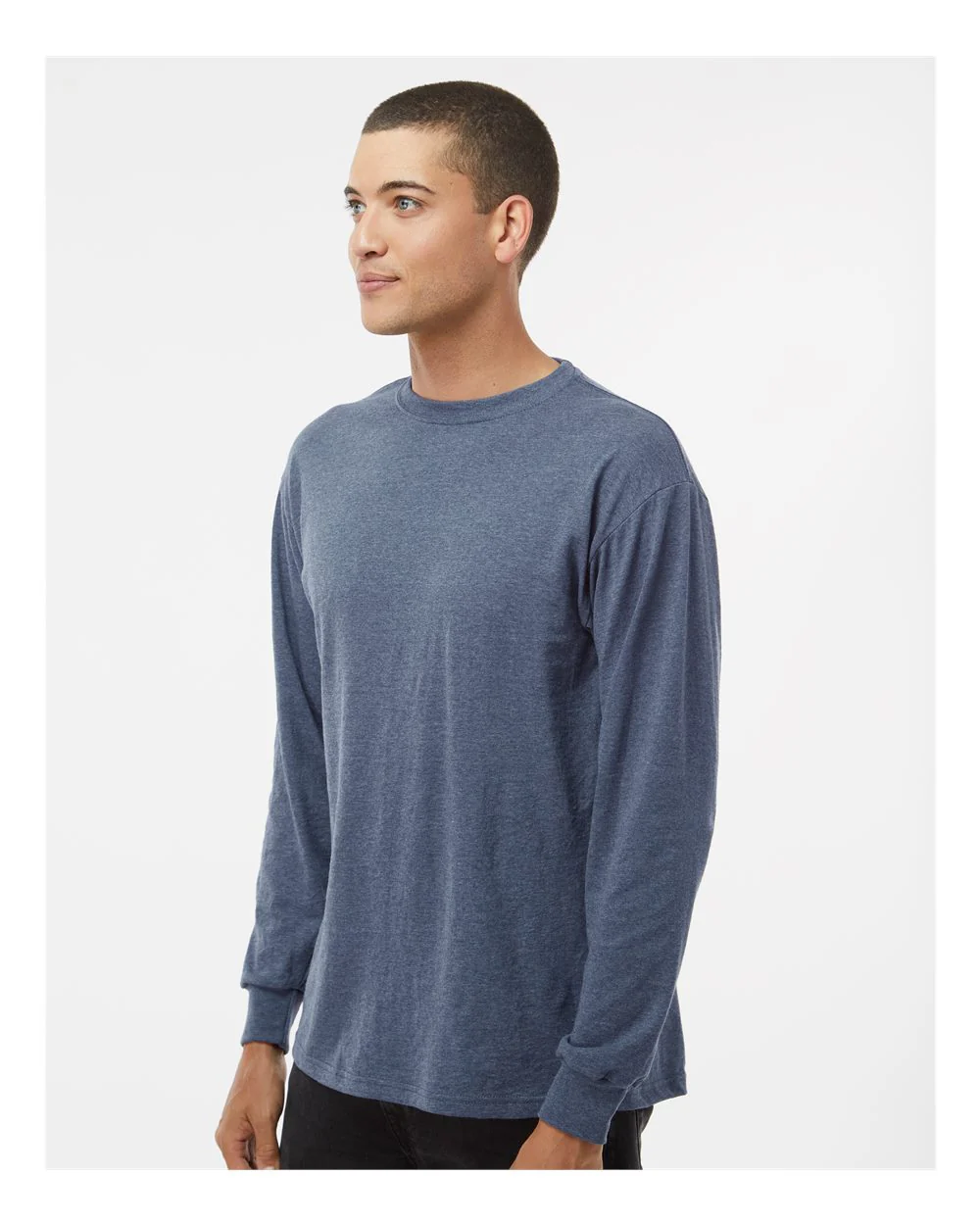 M&O-4820-Unisex Gold Soft Touch Long Sleeve T-Shirt - Image 36