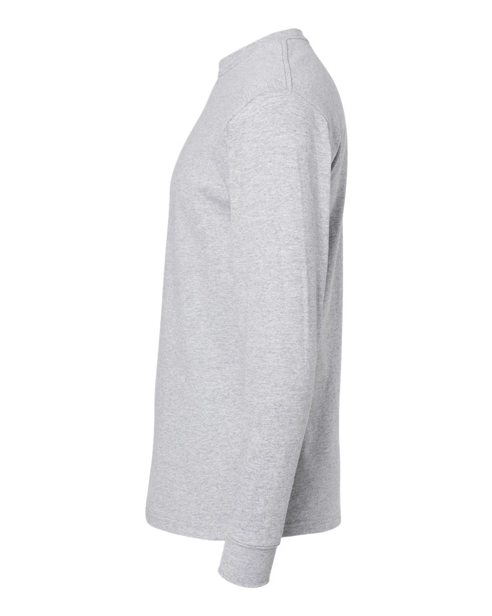 M&O-4820-Unisex Gold Soft Touch Long Sleeve T-Shirt - Image 4