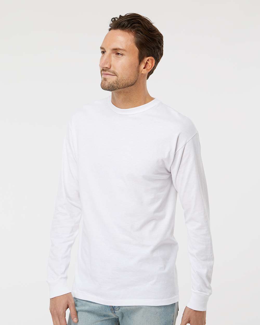 M&O-4820-Unisex Gold Soft Touch Long Sleeve T-Shirt - Image 42