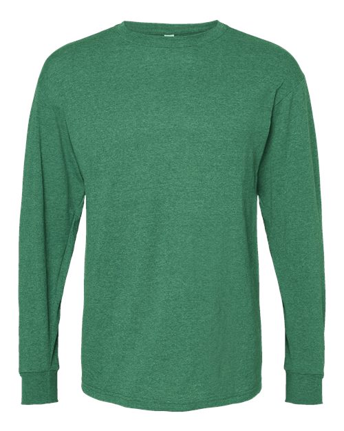 M&O-4820-Unisex Gold Soft Touch Long Sleeve T-Shirt - Image 51