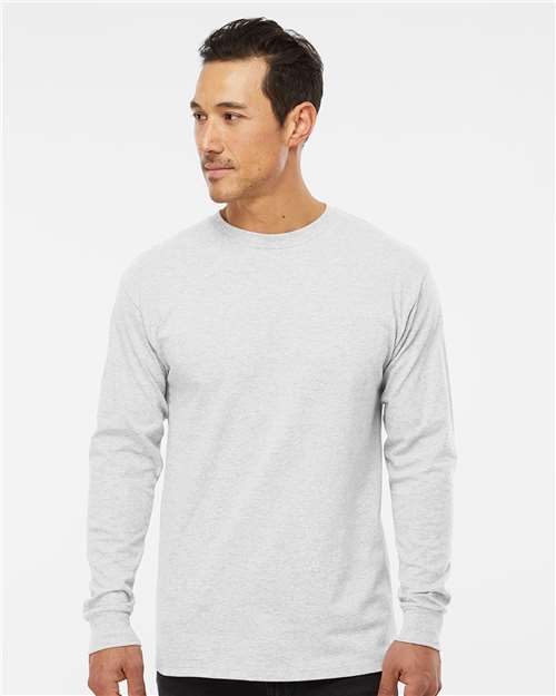M&O-4820-Unisex Gold Soft Touch Long Sleeve T-Shirt - Image 57