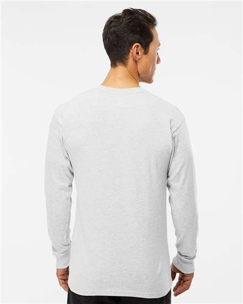 M&O-4820-Unisex Gold Soft Touch Long Sleeve T-Shirt - Image 59