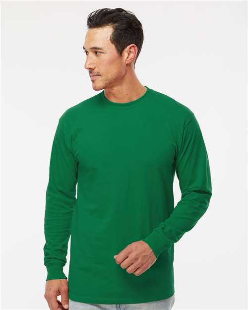 M&O-4820-Unisex Gold Soft Touch Long Sleeve T-Shirt - Image 66