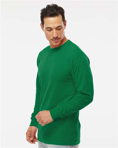 M&O-4820-Unisex Gold Soft Touch Long Sleeve T-Shirt - Image 67