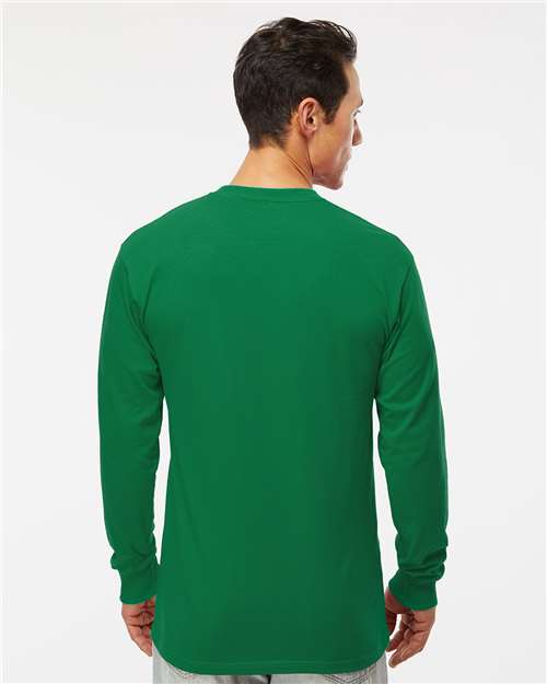 M&O-4820-Unisex Gold Soft Touch Long Sleeve T-Shirt - Image 68
