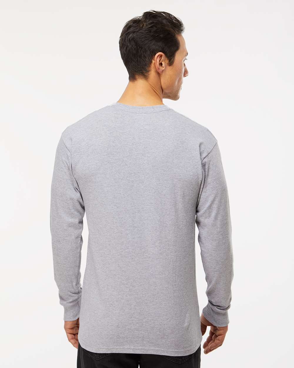 M&O-4820-Unisex Gold Soft Touch Long Sleeve T-Shirt - Image 7