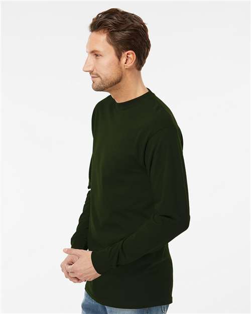M&O-4820-Unisex Gold Soft Touch Long Sleeve T-Shirt - Image 70