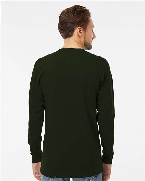 M&O-4820-Unisex Gold Soft Touch Long Sleeve T-Shirt - Image 71