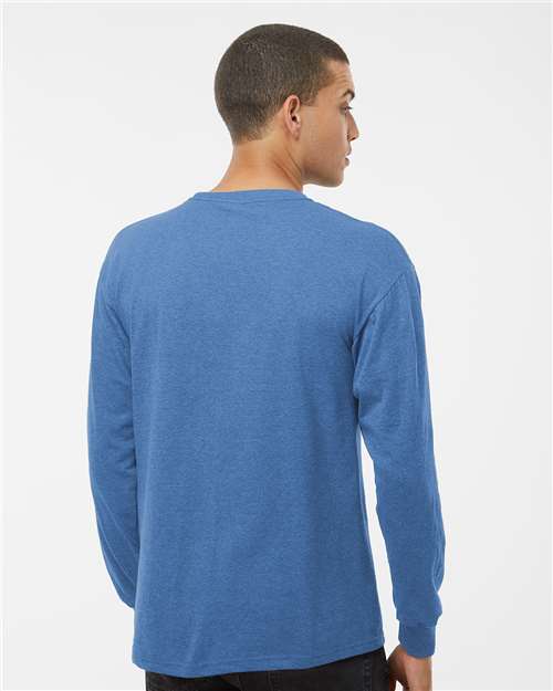 M&O-4820-Unisex Gold Soft Touch Long Sleeve T-Shirt - Image 80
