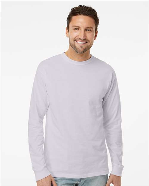 M&O-4820-Unisex Gold Soft Touch Long Sleeve T-Shirt - Image 90