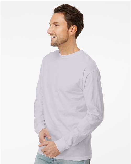 M&O-4820-Unisex Gold Soft Touch Long Sleeve T-Shirt - Image 91