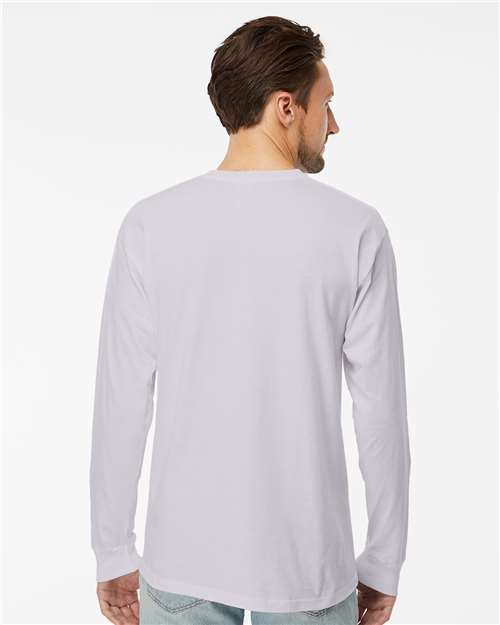 M&O-4820-Unisex Gold Soft Touch Long Sleeve T-Shirt - Image 92