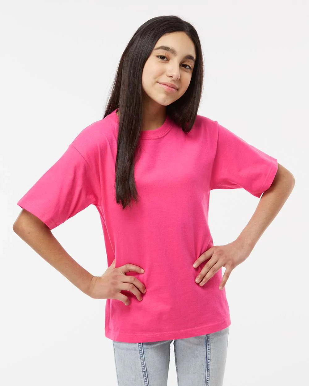 M&O-4850-Youth Gold Soft Touch T-Shirt - Image 106