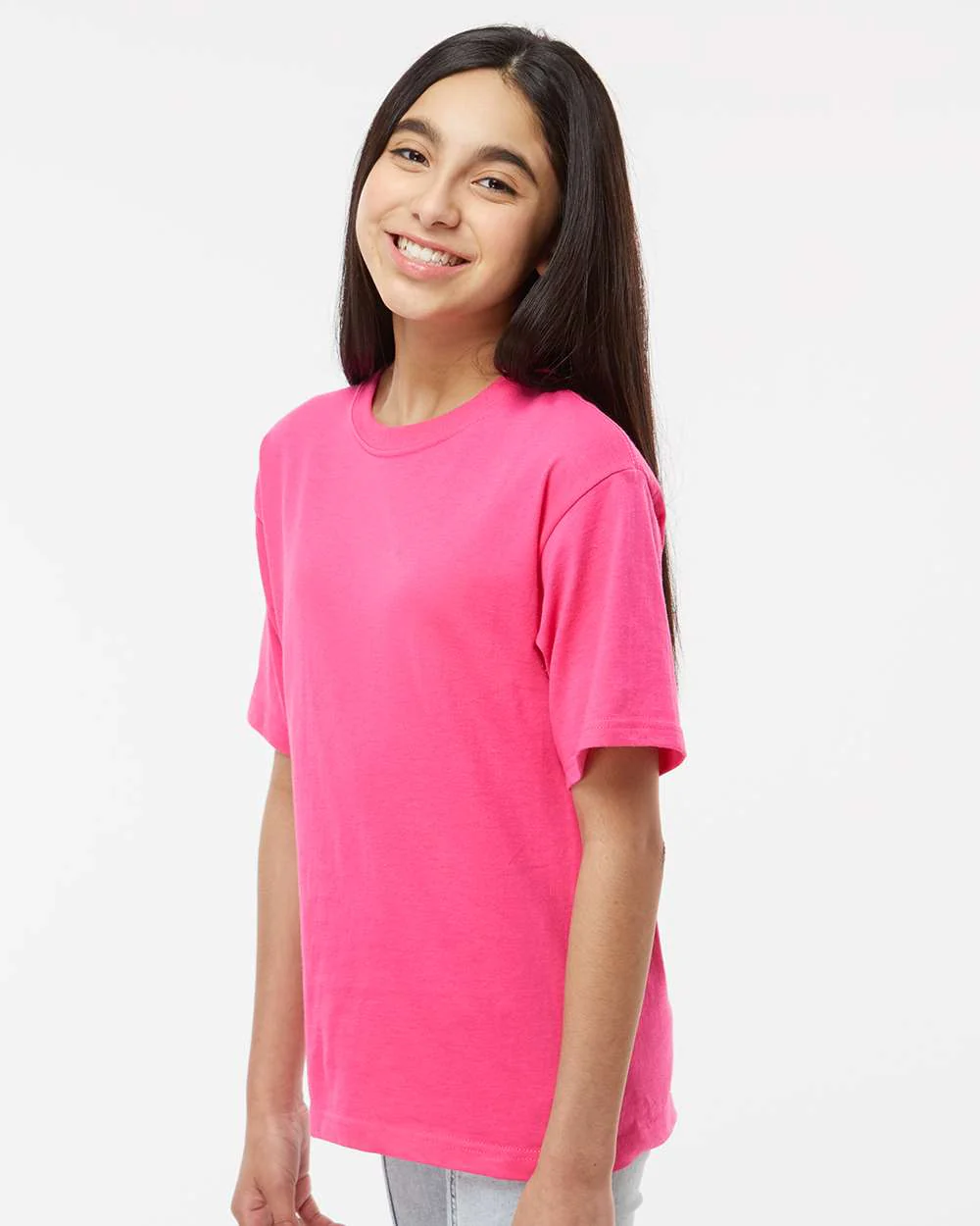 M&O-4850-Youth Gold Soft Touch T-Shirt - Image 107