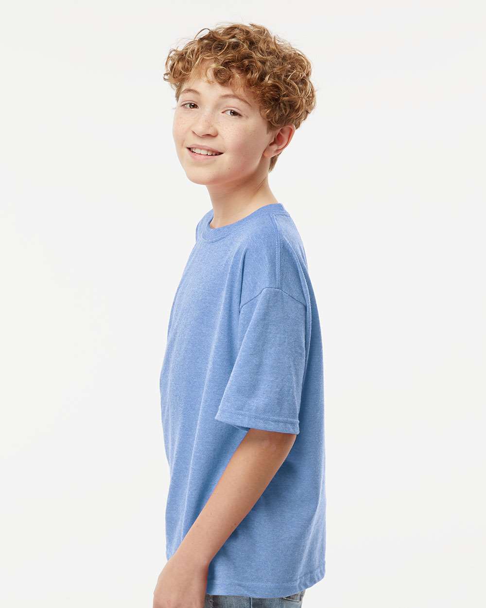 M&O-4850-Youth Gold Soft Touch T-Shirt - Image 125