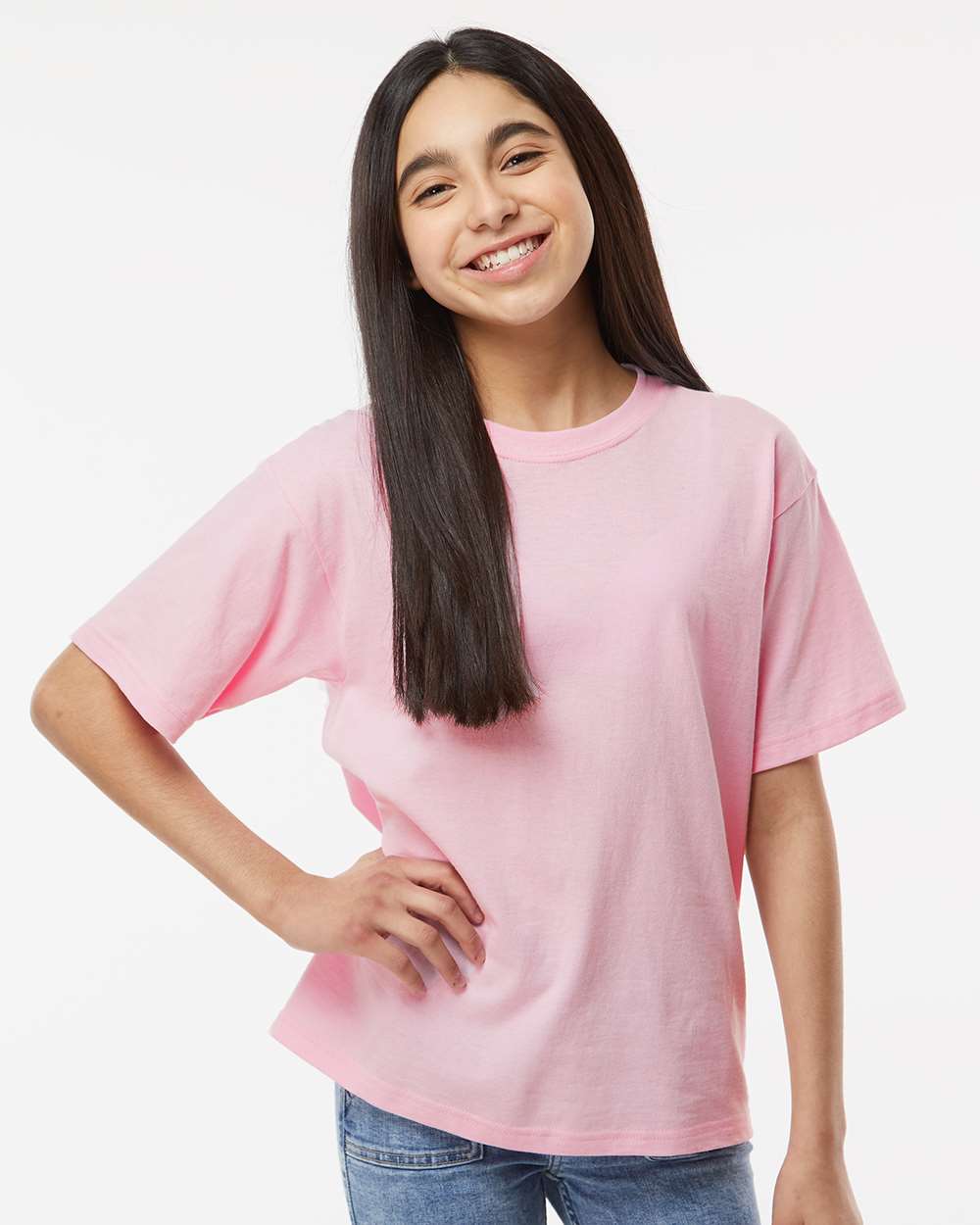 M&O-4850-Youth Gold Soft Touch T-Shirt - Image 130
