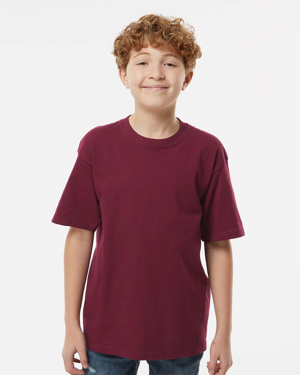 M&O-4850-Youth Gold Soft Touch T-Shirt - Image 136