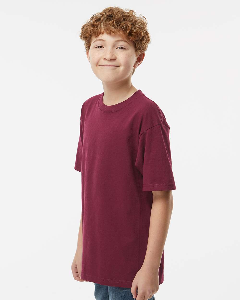 M&O-4850-Youth Gold Soft Touch T-Shirt - Image 137