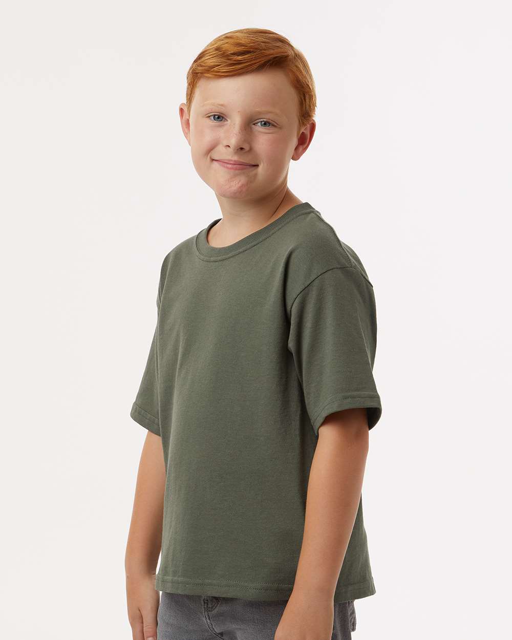 M&O-4850-Youth Gold Soft Touch T-Shirt - Image 143