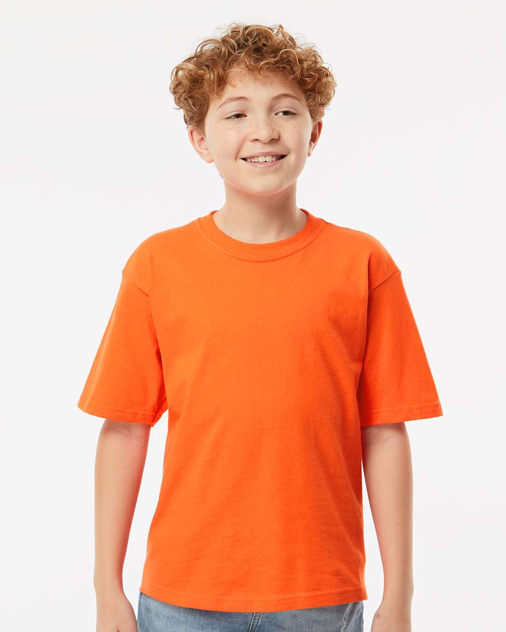 M&O-4850-Youth Gold Soft Touch T-Shirt - Image 154