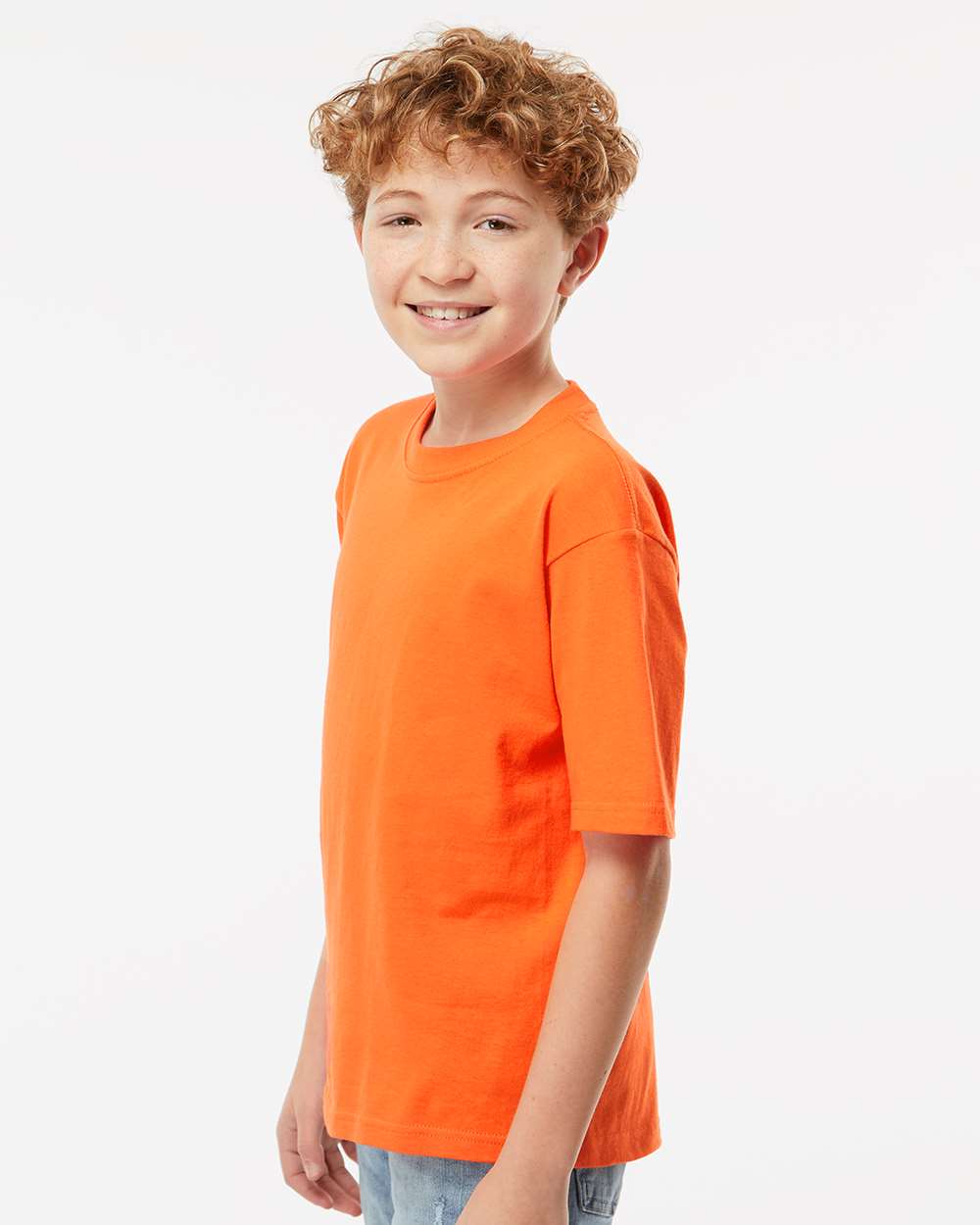 M&O-4850-Youth Gold Soft Touch T-Shirt - Image 155
