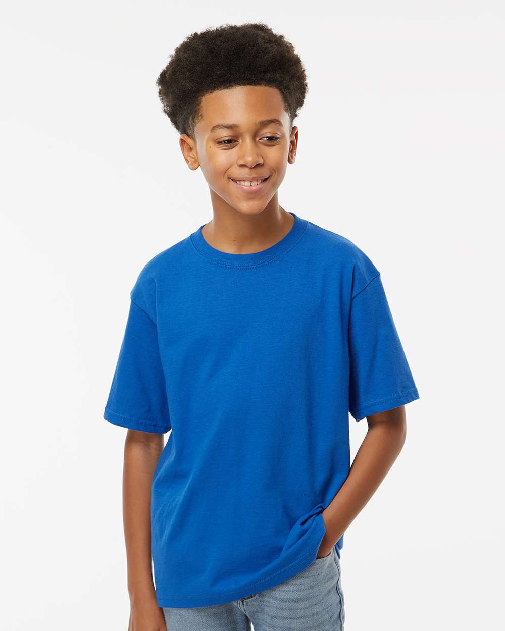 M&O-4850-Youth Gold Soft Touch T-Shirt - Image 169