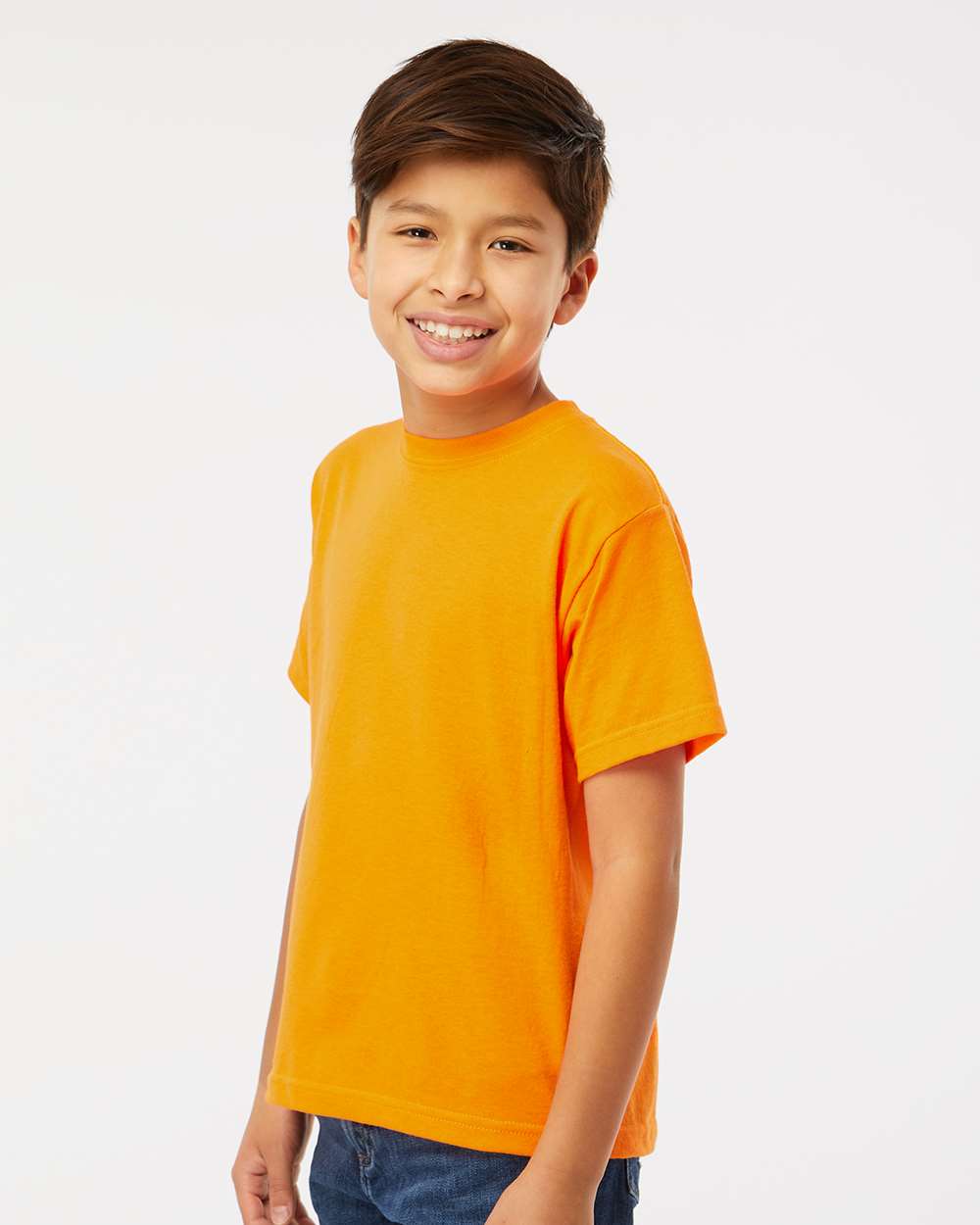 M&O-4850-Youth Gold Soft Touch T-Shirt - Image 180