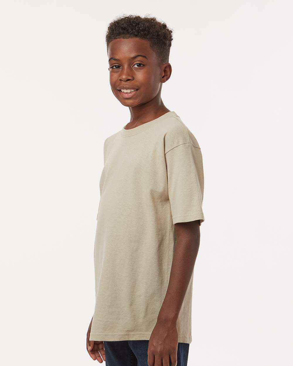M&O-4850-Youth Gold Soft Touch T-Shirt - Image 185