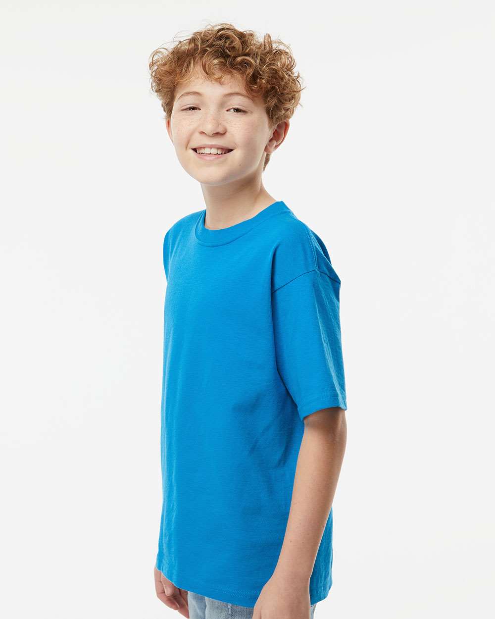 M&O-4850-Youth Gold Soft Touch T-Shirt - Image 190