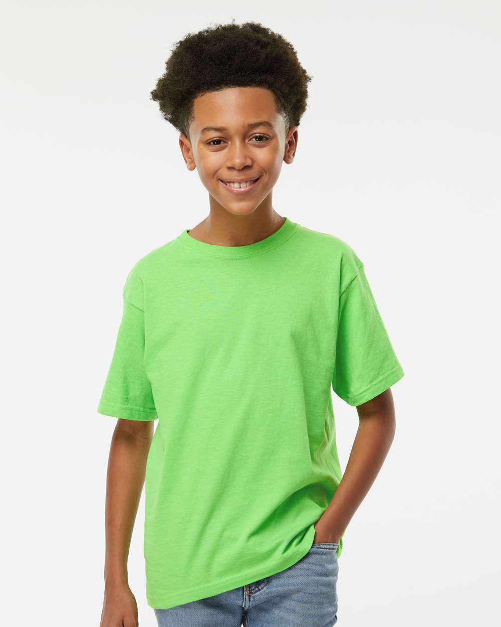 M&O-4850-Youth Gold Soft Touch T-Shirt - Image 194