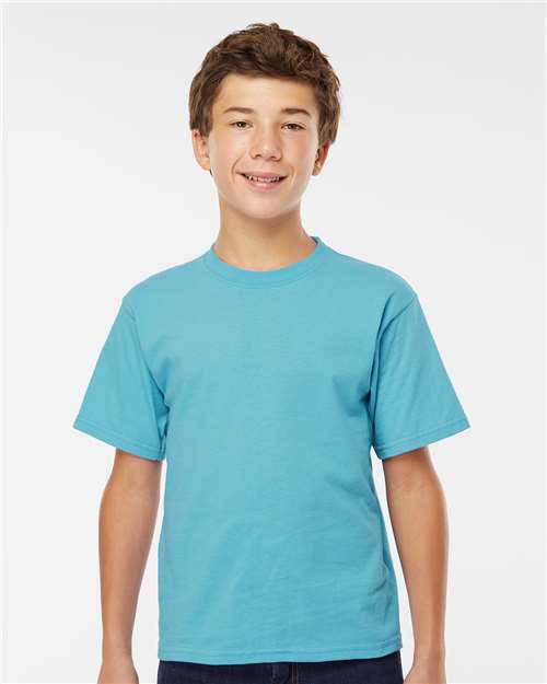 M&O-4850-Youth Gold Soft Touch T-Shirt - Image 215