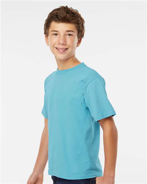 M&O-4850-Youth Gold Soft Touch T-Shirt - Image 216